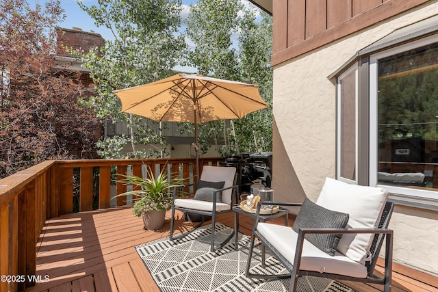 4254 Columbine Way Unit 9, Vail, CO 81657 - view of wooden terrace