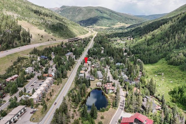 4254 Columbine Way Unit 9, Vail, CO 81657 - aerial view of property's location with a water and mountain view