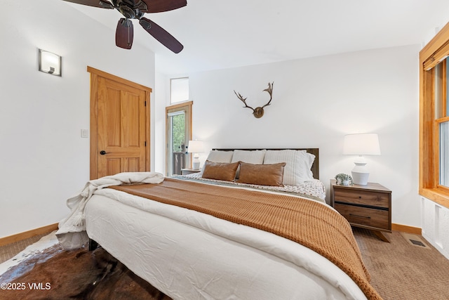 4254 Columbine Way Unit 9, Vail, CO 81657 - bedroom featuring carpet flooring and ceiling fan