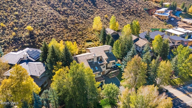 aerial perspective of suburban area