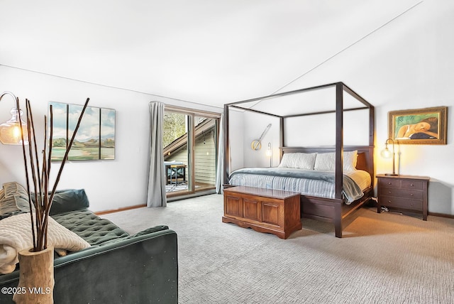 961 June Creek Rd, Edwards, CO 81632 - bedroom featuring carpet flooring and access to outside