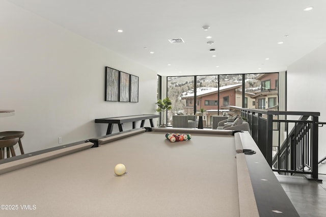 42 Riverfront Ln Unit 304, Avon, CO 81620 - playroom with expansive windows, recessed lighting, and billiards