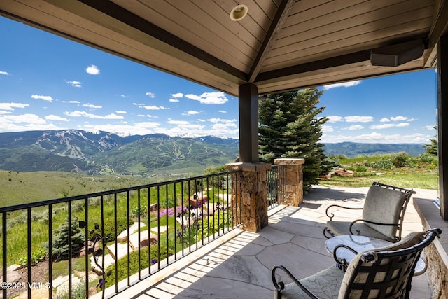 1006 Chiming Bells, Avon, CO 81620 - balcony featuring a mountain view