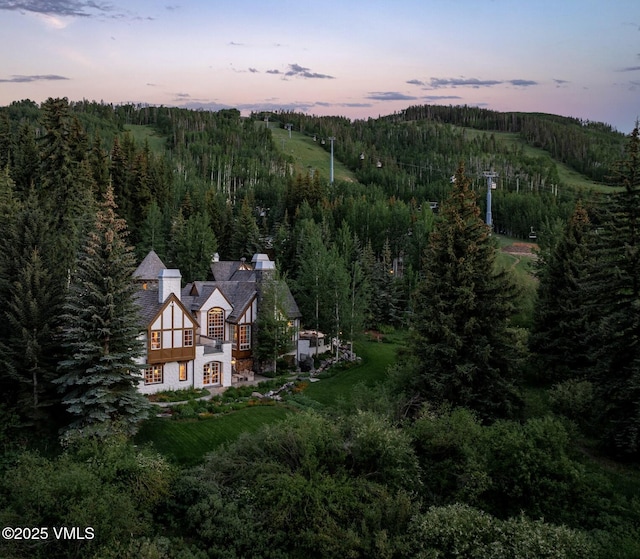 443 Beaver Dam Rd, Vail, CO 81657 - view of property location with a heavily wooded area