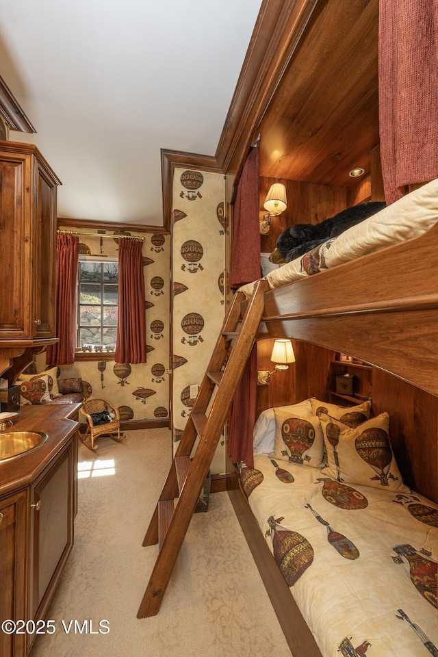 443 Beaver Dam Rd, Vail, CO 81657 - stairs featuring carpet floors