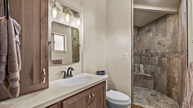 541 20 1/2 Rd, Grand Junction, CO 81505 - full bathroom with vanity and tiled shower