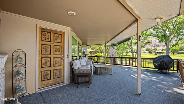 541 20 1/2 Rd, Grand Junction, CO 81505 - covered porch featuring grilling area