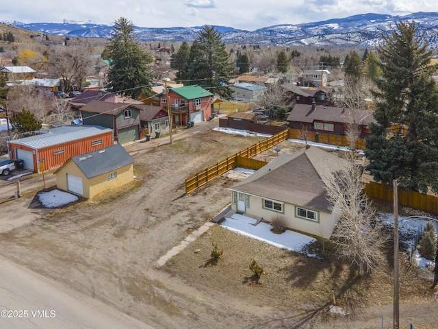 432 W Fifth St, Eagle, CO 81631 - aerial view with a residential view and a mountain view