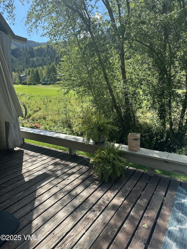 358 Stone Creek Dr Unit 1, Eagle-Vail, CO 81620 - view of wooden deck