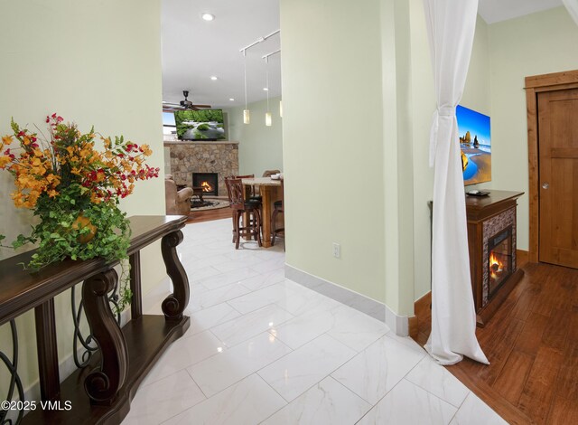 295 Main St Unit R-306, Edwards, CO 81632 - hall featuring baseboards and recessed lighting