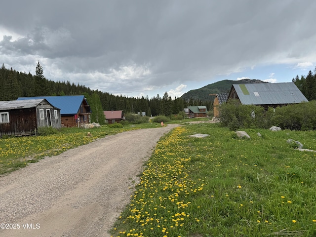 1234 6th St, Eagle, CO 81631 - view of street with a wooded view and a mountain view
