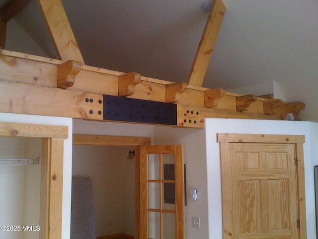 817 Main St, Minturn, CO 81645 - detailed view of beam ceiling