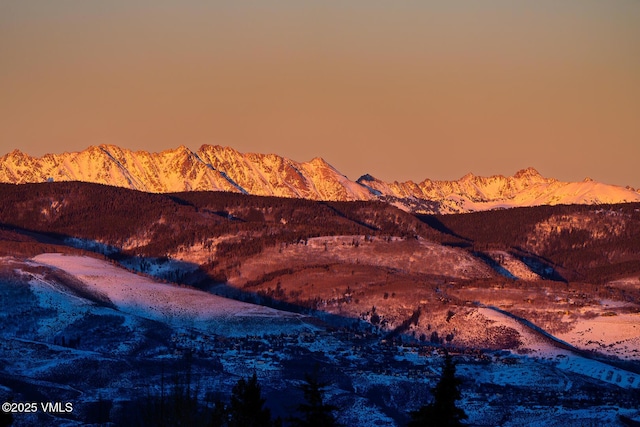 view of mountain feature