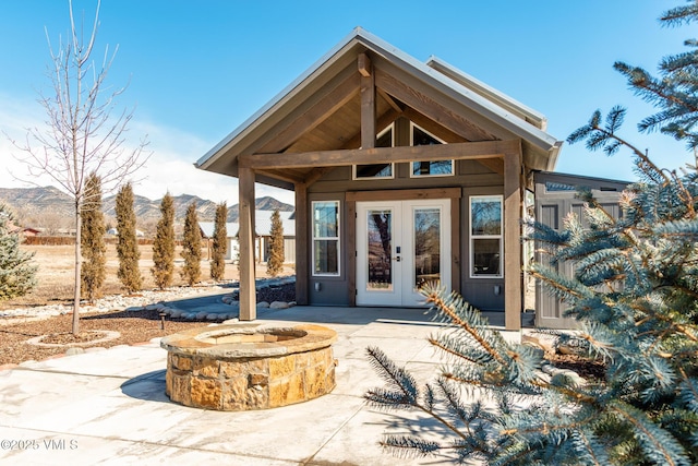 329 River Frontage Rd Unit 18, Silt, CO 81652 - property entrance featuring french doors and a mountain view