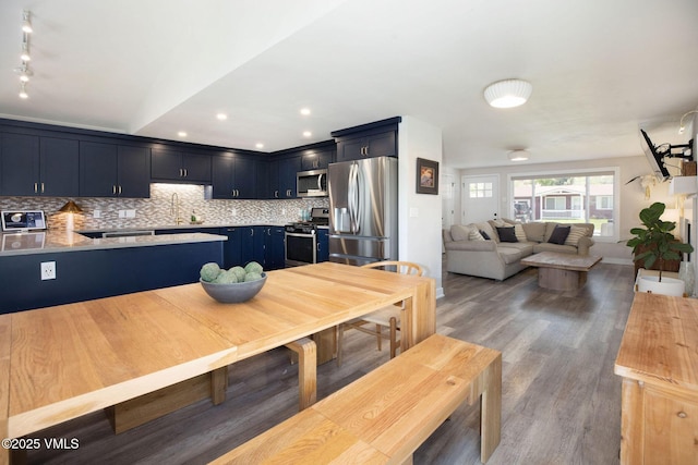 349 Whiting Rd, Eagle, CO 81631 - dining area with wood finished floors and baseboards