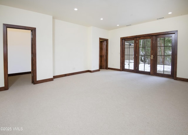 460 El Mirador Rd, Edwards, CO 81632 - spare room with light colored carpet, baseboards, and recessed lighting