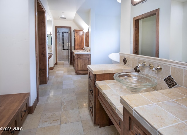 460 El Mirador Rd, Edwards, CO 81632 - bathroom with two vanities