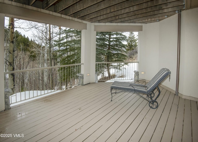 460 El Mirador Rd, Edwards, CO 81632 - view of wooden terrace