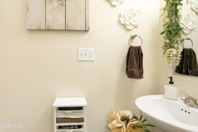 bathroom featuring a sink