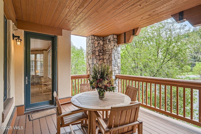 51 Offerson Rd Unit 202, Beaver Creek, CO 81620 - view of wooden deck