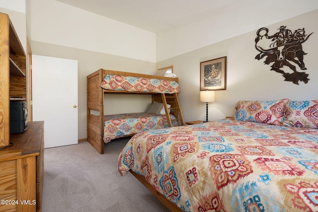 bedroom with carpet floors