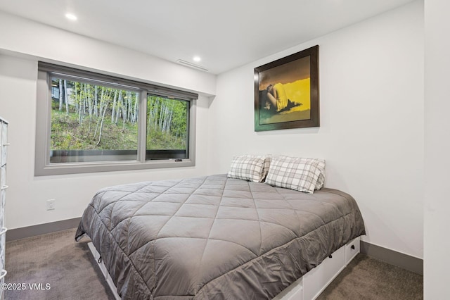 1650 Fallridge Rd Unit 120, Vail, CO 81657 - bedroom featuring carpet, baseboards, and recessed lighting