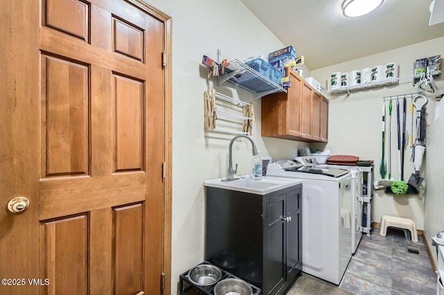 803 June Creek Rd, Edwards, CO 81632 - laundry area featuring separate washer and dryer and cabinet space