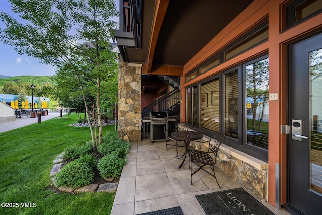 660 Lionshead Pl Unit 9, Vail, CO 81657 - view of patio featuring area for grilling
