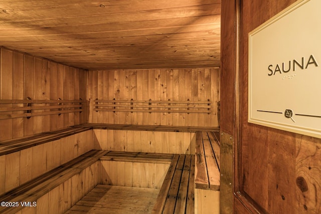 660 Lionshead Pl Unit 9, Vail, CO 81657 - sauna / steam room featuring wood ceiling and wood walls