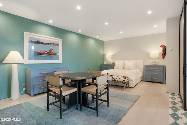 1658 E Haystacker Dr, Eagle, CO 81631 - bedroom featuring recessed lighting and light wood-style floors