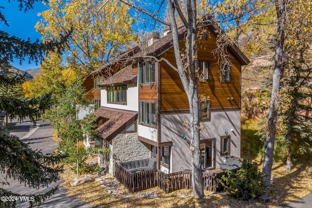 view of rear view of house