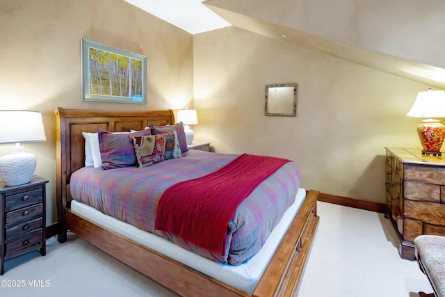 1325 Westhaven Dr Unit A302, Vail, CO 81657 - bedroom with carpet and vaulted ceiling
