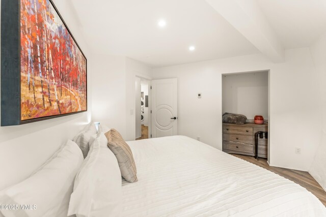 2940 Basingdale Blvd Unit 2, Vail, CO 81657 - bedroom with wood finished floors and recessed lighting