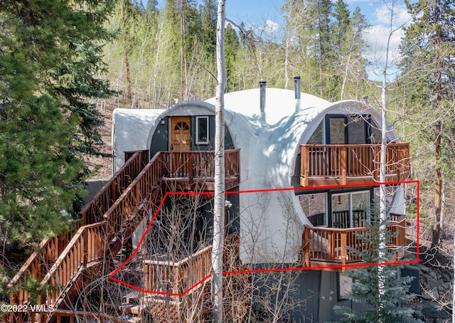 2940 Basingdale Blvd Unit 2, Vail, CO 81657 - view of outdoor structure with stairway
