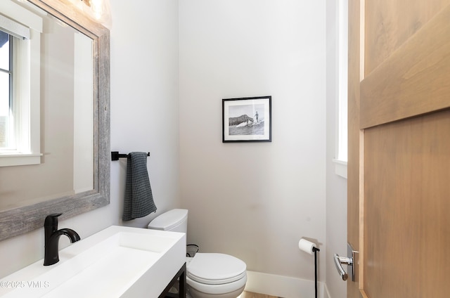 2682 E Haystacker Dr, Eagle, CO 81631 - half bathroom with toilet and vanity