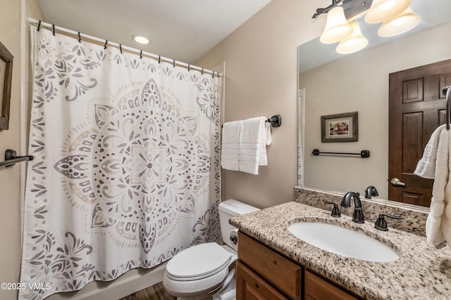 130 Grouse Ct Unit B, Avon, CO 81620 - full bathroom with toilet, vanity, and shower / tub combo