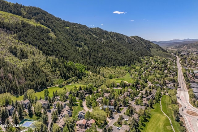 130 Grouse Ct Unit B, Avon, CO 81620 - bird's eye view of a forest and a mountainous background