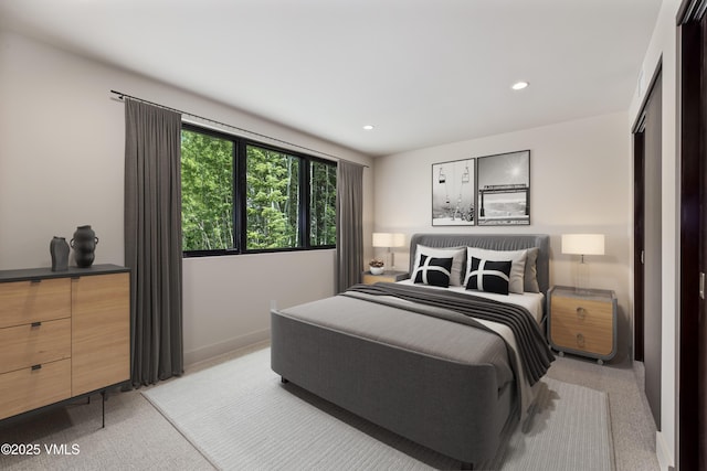 5074 Main Gore Dr S Unit B, Vail, CO 81657 - bedroom featuring carpet flooring and recessed lighting