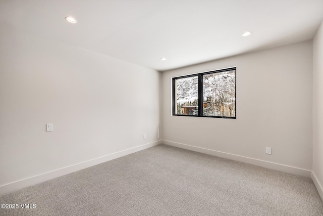 5074 Main Gore Dr S Unit B, Vail, CO 81657 - unfurnished room featuring light carpet and recessed lighting