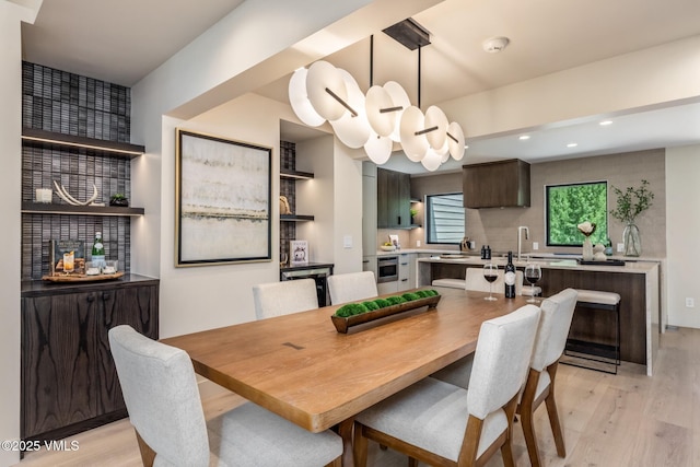 5074 Main Gore Dr S Unit B, Vail, CO 81657 - dining area with light wood-type flooring and recessed lighting