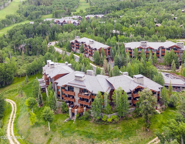 320 Hummingbird Dr Unit A201, Avon, CO 81620 - drone / aerial view of a forest