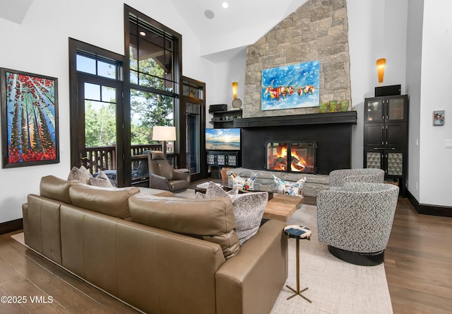 320 Hummingbird Dr Unit A201, Avon, CO 81620 - building lobby featuring high vaulted ceiling