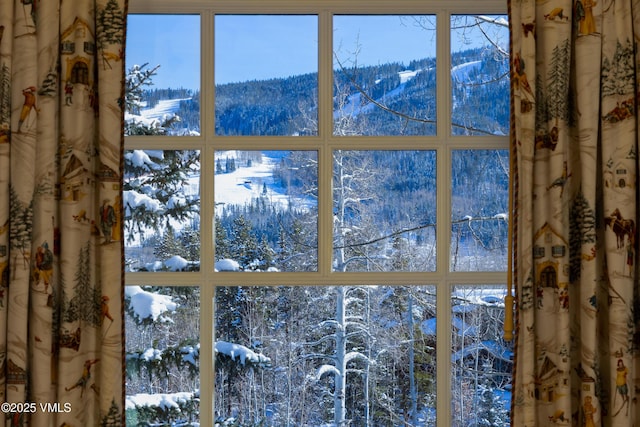 view of room details