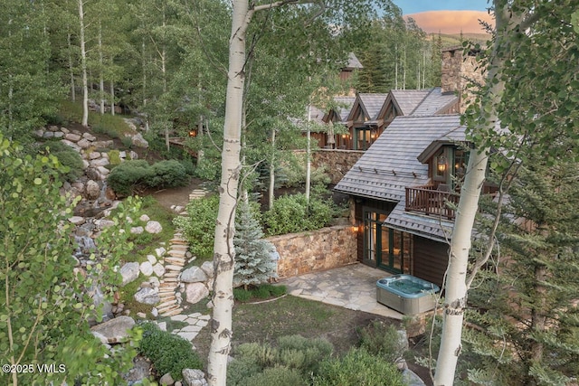 1094 Riva Gln, Vail, CO 81657 - view of yard featuring a balcony