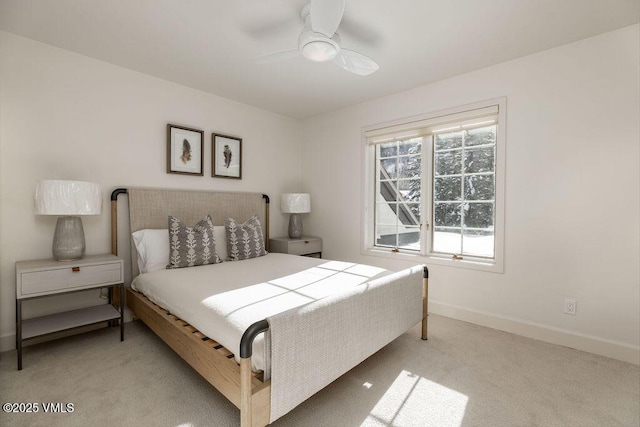 170 Wildflower Unit 12, Edwards, CO 81632 - bedroom with light carpet and a ceiling fan