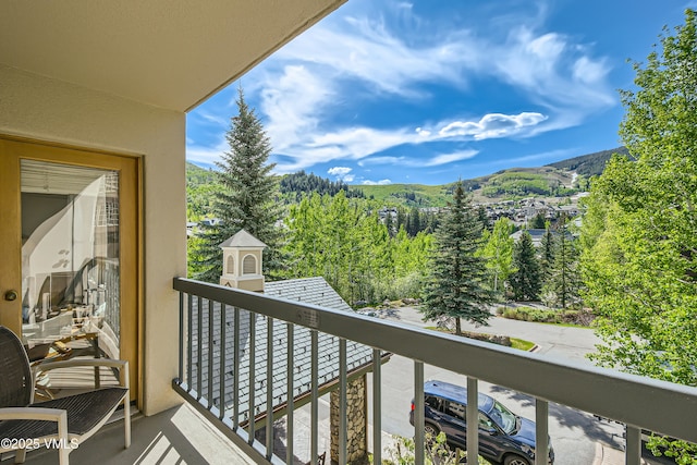 1120 Village Rd Unit 306, Beaver Creek, CO 81620 - balcony featuring a mountain view