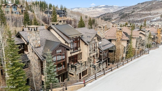 102 Village Walk, Beaver Creek, CO 81620 - exterior space with a mountain view and a residential view