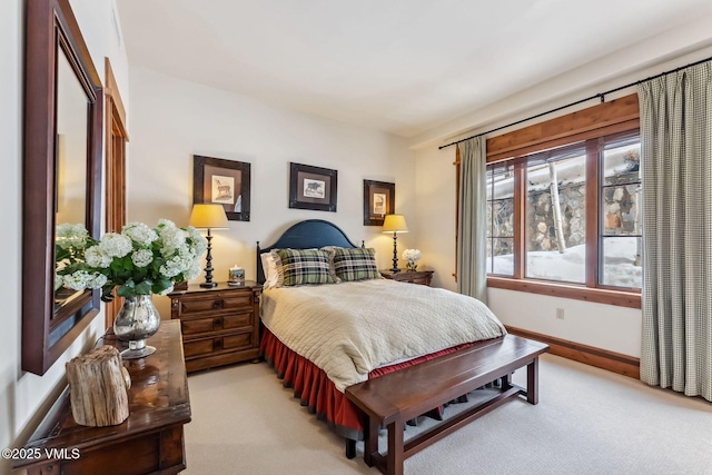 102 Village Walk, Beaver Creek, CO 81620 - bedroom featuring light colored carpet and baseboards