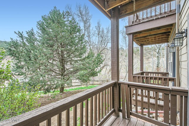 35 Chelsea Ct Unit 9, Eagle, CO 81631 - view of wooden terrace