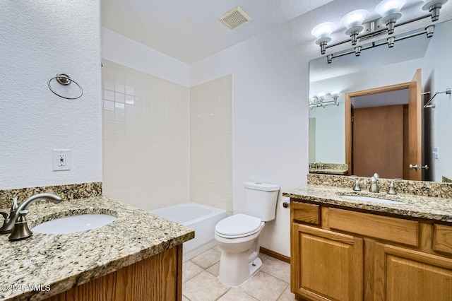 35 Chelsea Ct Unit 9, Eagle, CO 81631 - full bath with two vanities, visible vents, toilet, and a sink